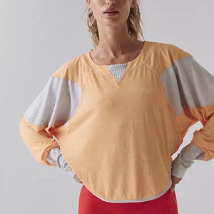 NWT Free People Movement Spotlight Long Sleeve Layer Size Large $60 Sold Out